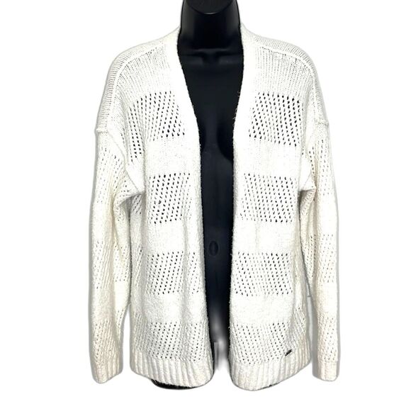 Hollister White Knit Cardigan Size XS - Picture 1 of 9